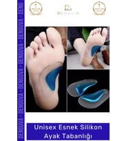 #AyakTabanlığı Ortopedik Düz Taban Destekleyici İçe Basma Önleyici Anatomik Kavis Silikon Ayak Taban