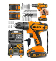 12v 1.5 Ah Darbeli Vidalama Matkap Çift Akülü 24 Pcs