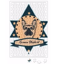 Pastor Alemao Pug Köpek Puzzle 240 Parça Yapboz