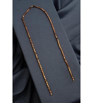 Hematit Doğal Taş Parlak Kahverengi Dikdörtgen Kesim 2x4mm Dizi [AA]