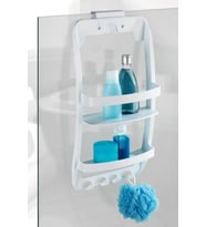 Plastik Banyo Rafı Beyaz