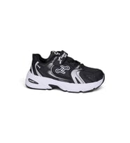 Günlük Unisex Çocuk Spor Ayakkabı Cırtlı Lastik Bağcık Desenli Rahat Hafif Taban Sneaker 180C