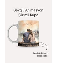 Sevgili Çizimli Kupa No:3