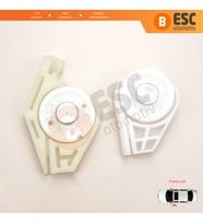 Fiat Doblo MK1 MPV Van 119 223 2001-2010 51718404 İçin Ön Sol Cam Kriko Tamir Köşe Makara Set 1+2