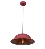 MYLİGHTS  RETRO METAL SARKIT AVİZE PEMBE  İÇİ BEYAZ (Siyah)