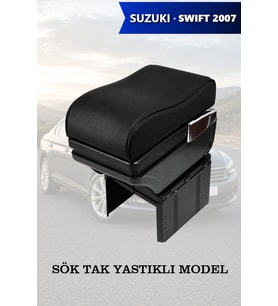 suzuki swift 2007 kol dayama Siyah geniş model Yastıklı Lüks Deri