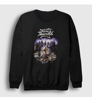 Presmono Unisex Siyah Poster King Diamond Sweatshirt 486728tt