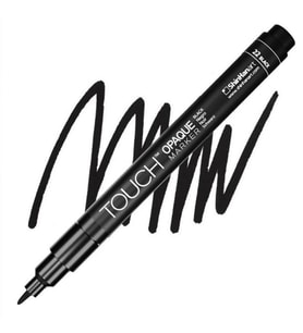 TOUCH OPAQUE SU BAZLI MARKER KALEM 0.4 - 0.7 mm - EXTRA  FINE PACK BLACK 22 - SH8610003-2031