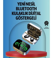 Akıllı Dijital Ekranlı Tws Kulaklık – Uzun Pil Ömrü, Stabil Bağlantı
