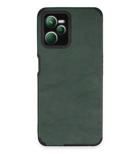 Pilelistore   Realme C35 Kılıf Loop Deri Silikon - Yeşil