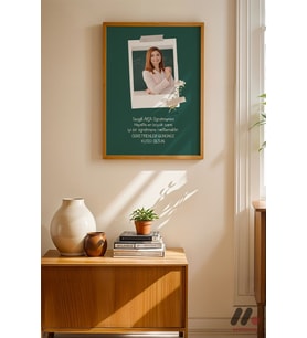Öğretmenler Günü Polaroid Fotoğraflı Poster, Ahşap Çerçeveli Duvar Tablosu