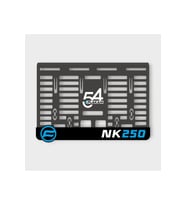 NK250 Uyumlu 3D KABARTMALI PLEKSİ MOTOR PLAKALIĞI