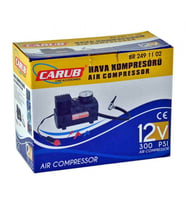 Carub 12v Hava Komprasörü 300psi Siyah