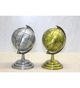 Metal Dünya Küre Model 1 (Çok Renkli)