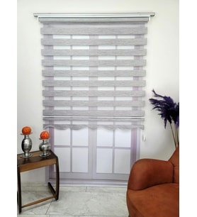 BBB Bambu Zebra Perde Gri MZ666