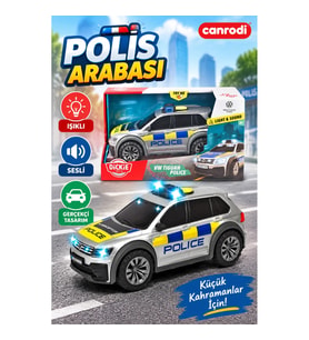 203714013038 Sesli ve Işıklı Uluslararası Polis Arabası -Dickie