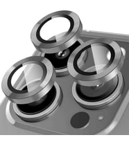 BİNANO METAL RİNG IPHONE 15 PRO/15 PRO MAX GRİ KAMERA KORUYUCU