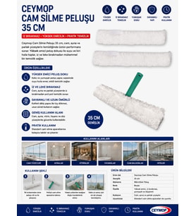 Ceymop Cam Silme Peluşu 35 cm