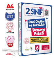 2.Sınıf Özel Okullar ve Bursluluk Hazırlık MEB Tıpkı Basım Deneme 6lı Fasikül SETİ