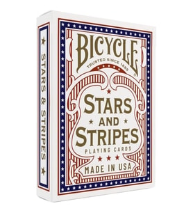 Bicycle Stars and Stripes Yıldızları ve Çizgileri Premium Oyun Kağıdı iskambil Kartları Destesi (Karışık)