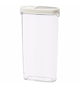Vakumlu Kapaklı Saklama Kabı Beyaz IKEA MeridyenDukkan Silikon Kauçuk Beyaz 8x30 Cm 1 Adet Büyük Boy