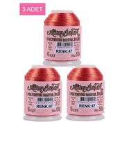 3 Adet Altınbaşak Oya ve Dantel İpi 20 gr - Royaleks - No: 047