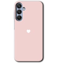 Galaxy A25 Kılıf HD Desen Baskılı Kılıf - Sade Kalp