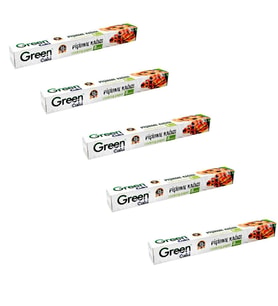 Green Cuki Yağlı Fırın Tepsi Pişirme Kızartma Kağıdı - 8 Metre -5 Kutu
