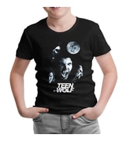 Teen Wolf - Moon Siyah Çocuk Tshirt