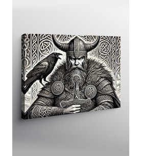 Kanvas Tablo Viking Savaşçı Portresi