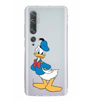 Xiaomi  Mi Note 10  Kamera Korumalı Kapak Donald Duck Tasarımlı Şeffaf  Kılıf