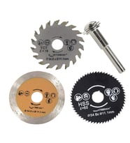 HSS Dairesel Testere 3 lü Set Metal Ahşap Seramik Kesici 5.8mm