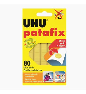 UHU 50140 YAPIŞTIRICI PATAFİX SARI 80'Lİ TEK PAKET