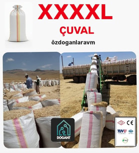Büyük Boy Polipropilenden Çuval 100x150 3 Adet