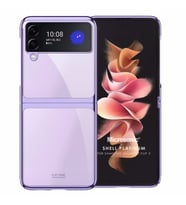 Microsonic Samsung Galaxy Z Flip 3 Kılıf Shell Platinum Mor