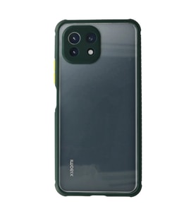 Mi 11 Lite Kılıf Miami Şeffaf - Koyu Yeşil