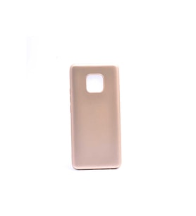 Huawei Mate 20 Pro Uyumlu Kılıf Zore Premier Silikon Kapak (Gold)