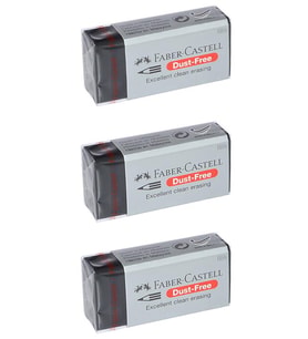 Faber Castell Dust Free Silgi Siyah 3 Adet 187171