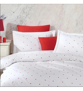 Çift Kişilik Poplin Premium Nakışlı Nev Lubow Beyaz 8698499179899