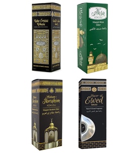 Kabe Örtüsü Kokusu Mescidi Aksa Kokusu Makamı İbrahim Kokusu ve Hacerül Esved kokusu Sprey 400 Ml.