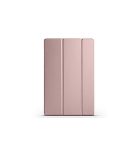 Galaxy Tab A9 Plus 11 inç Fuchsia Uyumlu  Standlı 1-1 Kılıf (Rose Gold Altın)