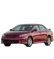 Toyota Corolla Uyumlu Krom Cam Çıtası 4 Parça. 2007-2013 (Karışık)