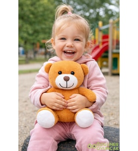 25 cm Peluş Ayı – Yumuşak, Sevimli ve Dekoratif Hediye