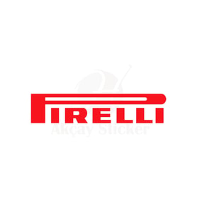 Pirelli Oto Sticker Kırmızı 2 Adet 30*4 Cm