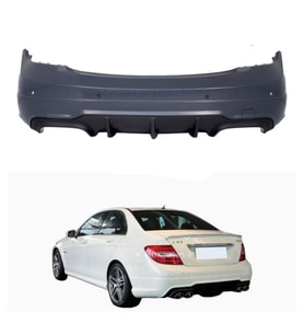 Mercedes C Serisi W204 C63 Arka Tampon Set 2008-2014 Arası Uyumlu