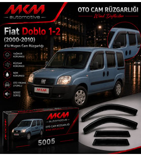 Fiat Doblo 1-2 (2000-2010) 4'lü Mugen Cam Rüzgarlığı