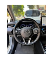 Toyota Corolla 2020-2024 Araca Uyumlu Özel Direksiyon Kılıfı (Soft Nokta 5D Mikrofiber Karbon Deri)