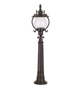 AVONNI BSU-68205-BSY-B Siyah Boyalı Dış Mekan Aydınlatma E27 ABS Akrilik Cam 25cm