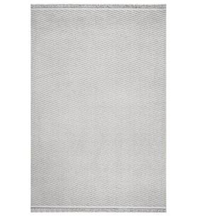 Makine Kaymaz Yıkanabilir Beyaz Dokulu Triko Salon Halısı Mutfak Halısı Koridor Halısı Yolluk Grey