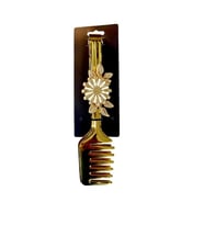 Balsa Gold Renk Papatya Detaylı Çelik Maşa
